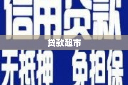 孟村贷款超市
