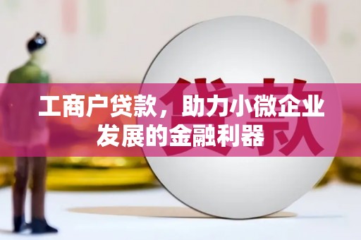 孟村工商户贷款，助力小微企业发展的金融利器