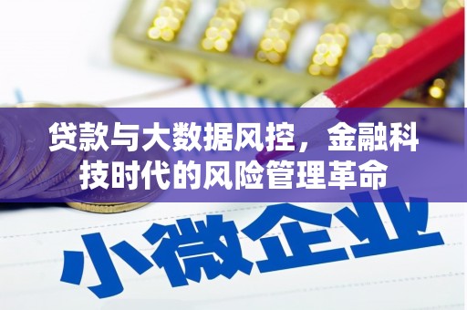 孟村贷款与大数据风控，金融科技时代的风险管理革命