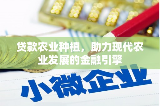 孟村贷款农业种植，助力现代农业发展的金融引擎