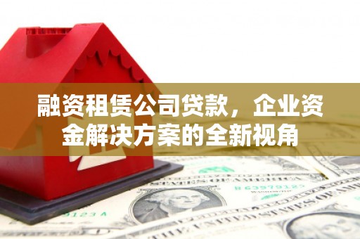孟村融资租赁公司贷款，企业资金解决方案的全新视角
