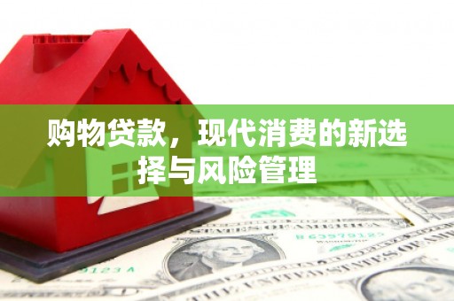 孟村购物贷款，现代消费的新选择与风险管理
