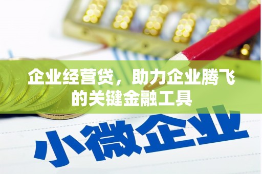 孟村企业经营贷，助力企业腾飞的关键金融工具
