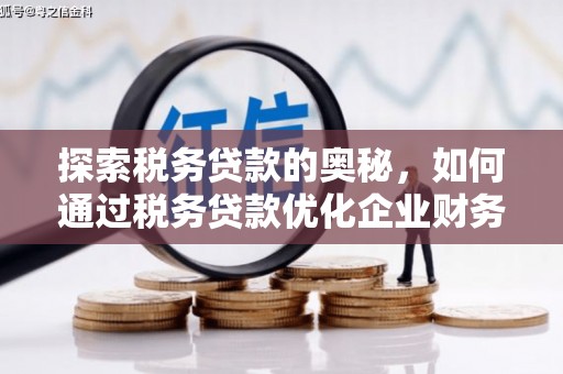 孟村探索税务贷款的奥秘，如何通过税务贷款优化企业财务