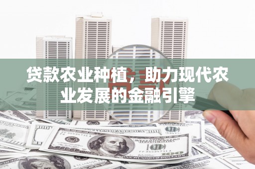 孟村贷款农业种植，助力现代农业发展的金融引擎