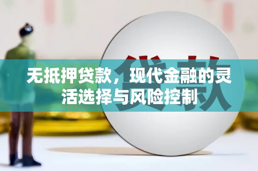 孟村无抵押贷款，现代金融的灵活选择与风险控制
