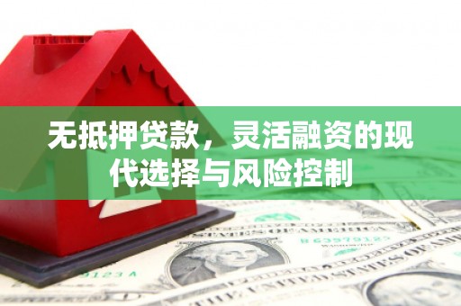 孟村无抵押贷款，灵活融资的现代选择与风险控制