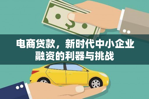 孟村电商贷款，新时代中小企业融资的利器与挑战