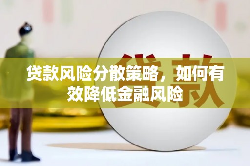 孟村贷款风险分散策略，如何有效降低金融风险