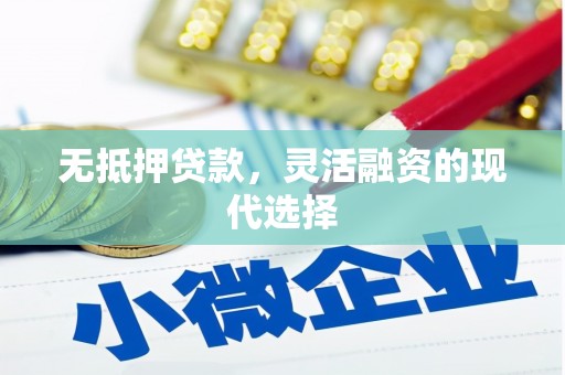 孟村无抵押贷款，灵活融资的现代选择
