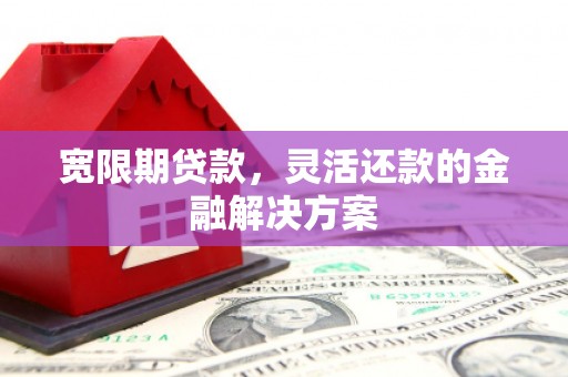 孟村宽限期贷款，灵活还款的金融解决方案