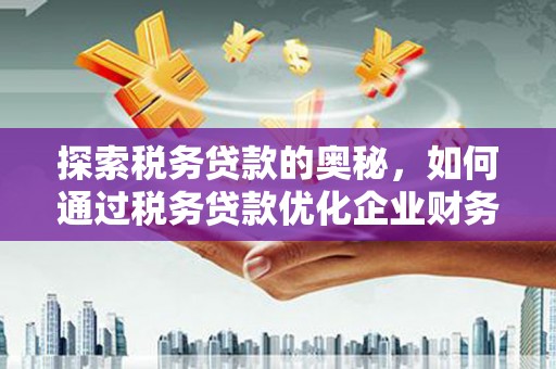 孟村探索税务贷款的奥秘，如何通过税务贷款优化企业财务