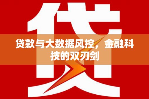 孟村贷款与大数据风控，金融科技的双刃剑