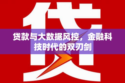 孟村贷款与大数据风控，金融科技时代的双刃剑