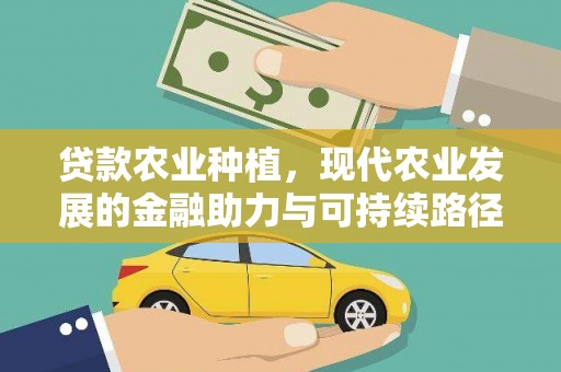 孟村贷款农业种植，现代农业发展的金融助力与可持续路径