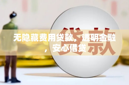 孟村无隐藏费用贷款，透明金融，安心借贷