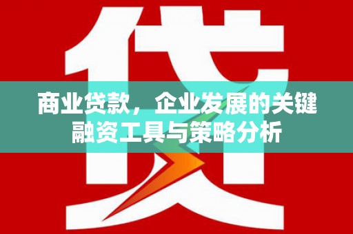孟村商业贷款，企业发展的关键融资工具与策略分析