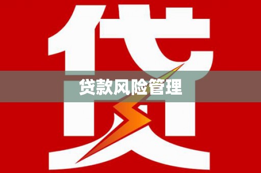 孟村贷款风险管理