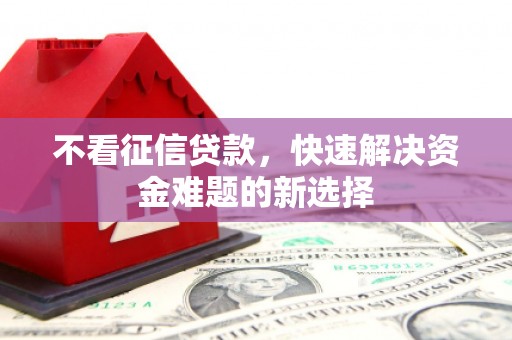 孟村不看征信贷款，快速解决资金难题的新选择