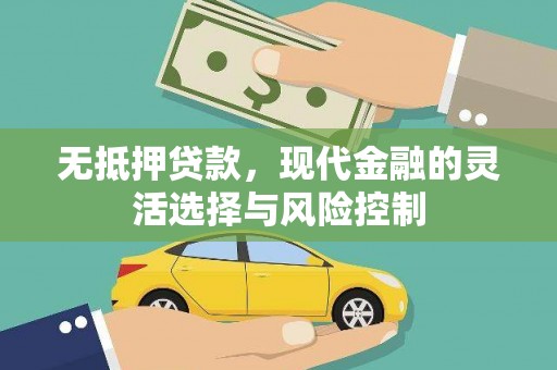 孟村无抵押贷款，现代金融的灵活选择与风险控制