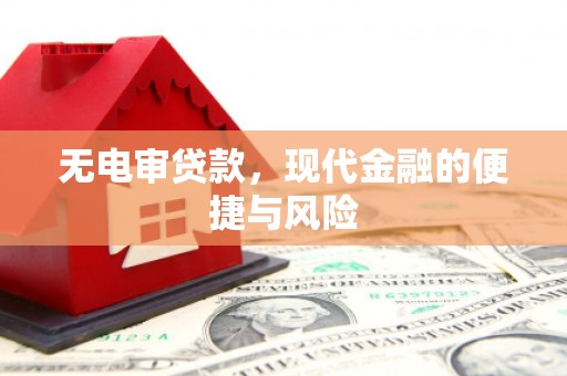 孟村无电审贷款，现代金融的便捷与风险