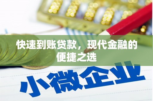 孟村快速到账贷款，现代金融的便捷之选