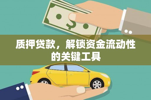 孟村质押贷款，解锁资金流动性的关键工具