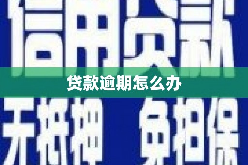 孟村贷款逾期怎么办
