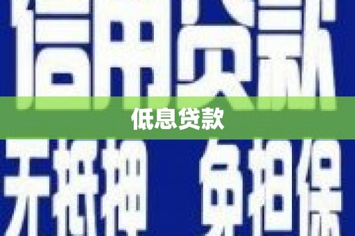 孟村低息贷款