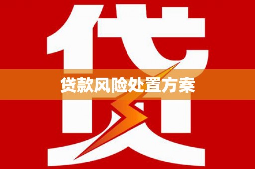 孟村贷款风险处置方案
