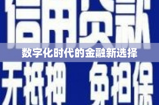 孟村数字化时代的金融新选择