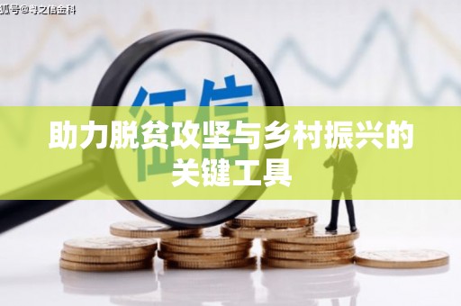孟村助力脱贫攻坚与乡村振兴的关键工具