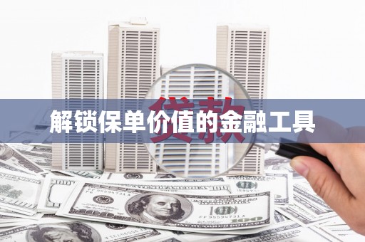 孟村解锁保单价值的金融工具